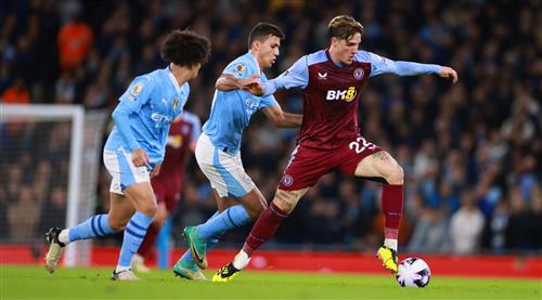Manchester City đấu với Aston Villa